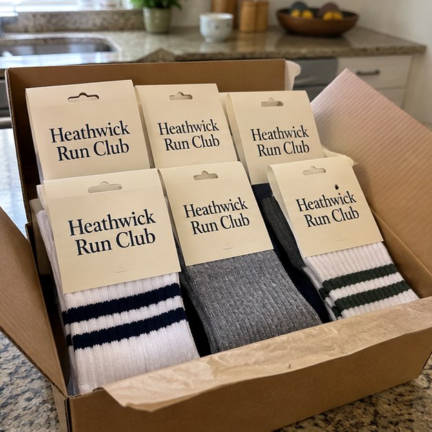 Custom crew socks — customer photo