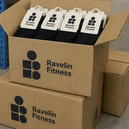 Customized crew socks for retail and hospitality